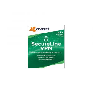 Avast SecureLine VPN 2021 | 5 Devices, 1 Year - PC/Mac