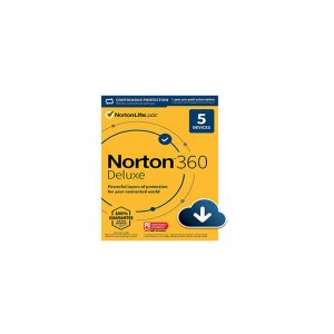 Norton 360 Deluxe 2021 – Antivirus software for 5 Devices
